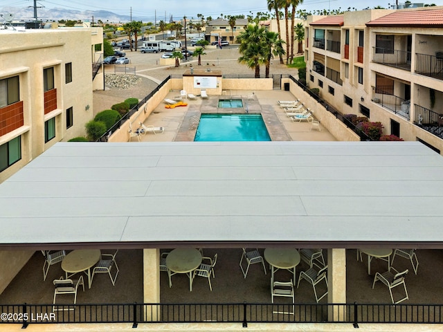 500 S Lake Havasu Ave N Unit A12, Lake Havasu City, AZ 86403 - community pool with fence and a patio
