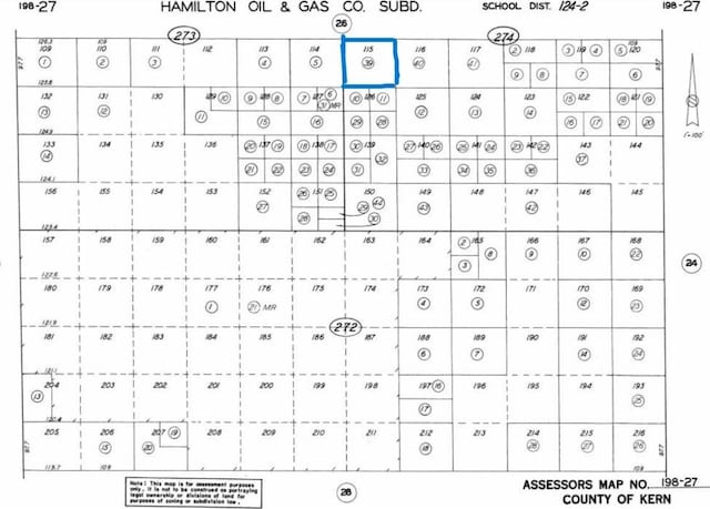 115 Lot, Taft CA, 93268 land for sale