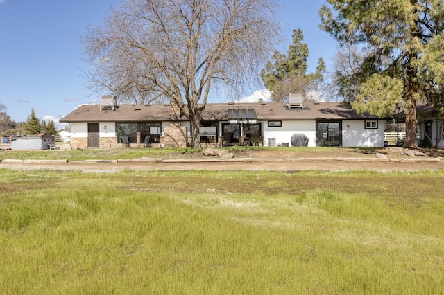 view of back of property