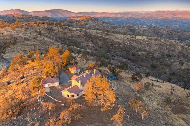 exterior space with a mountain view