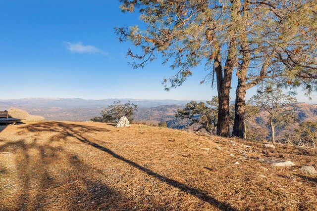 exterior space with a mountain view