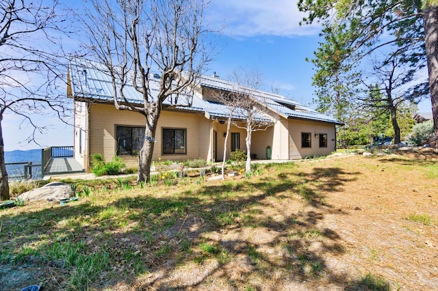 view of back of property