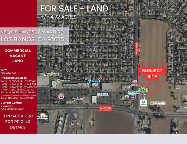 Address Not Disclosed, Los Banos CA, 93635 land for sale