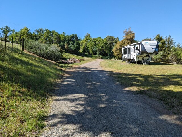 view of road