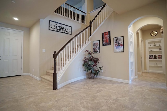 view of entrance foyer