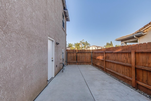 exterior space with a patio