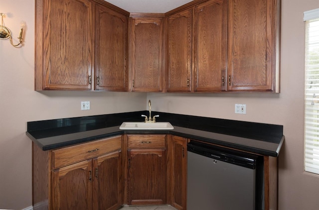 kitchen featuring sink and stainless steel dishwasher