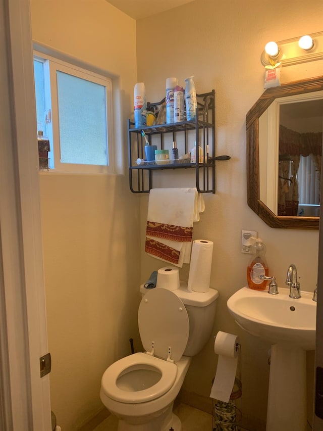 bathroom with toilet