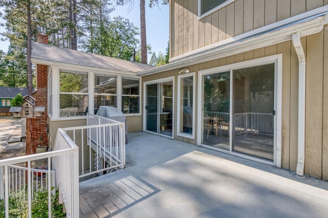 deck featuring a patio area