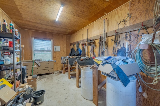 view of storage room