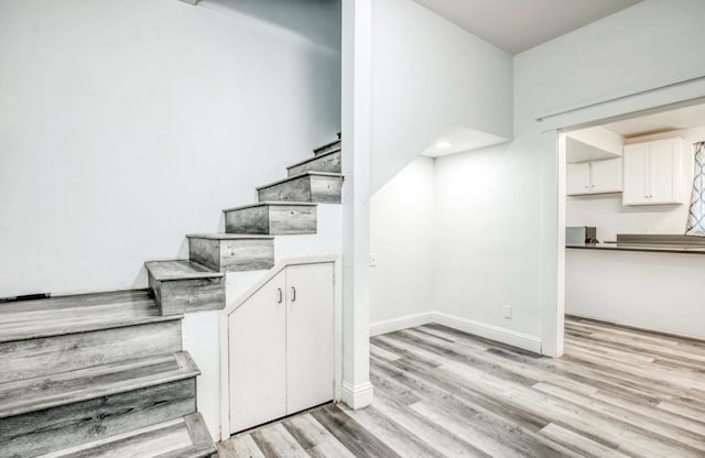 12647 E Clarkson Ave, Kingsburg, CA 93631 - stairs featuring hardwood / wood-style flooring