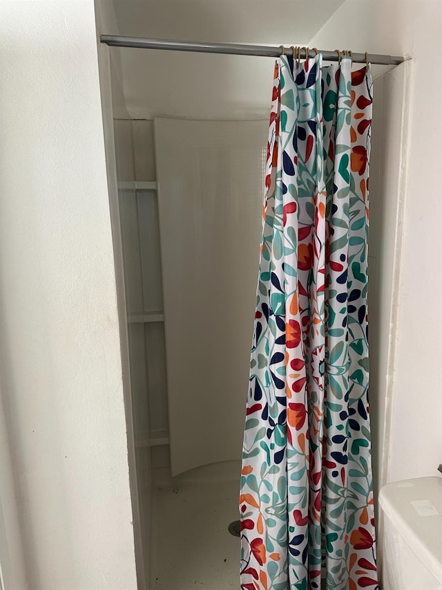 bathroom with walk in shower