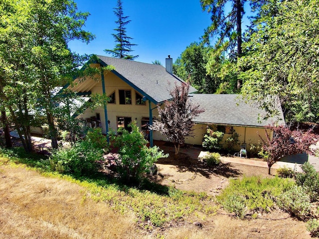 view of front of home