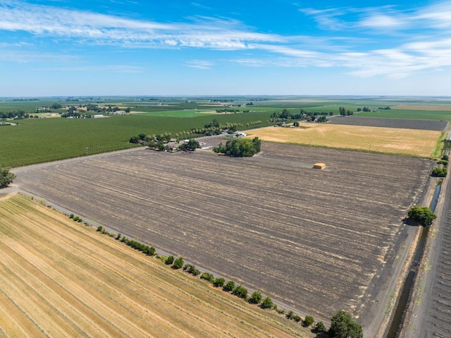 aerial view featuring a rural view