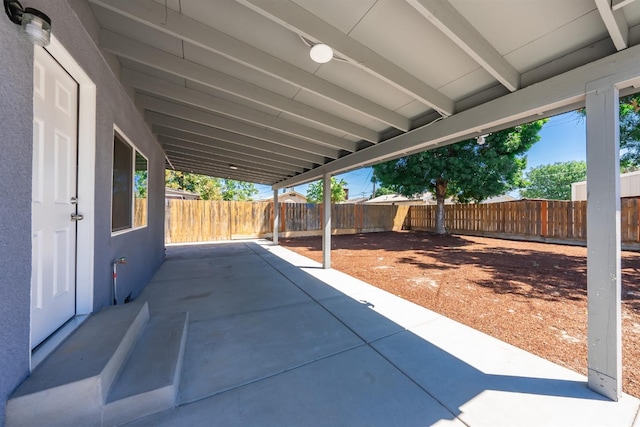 view of patio