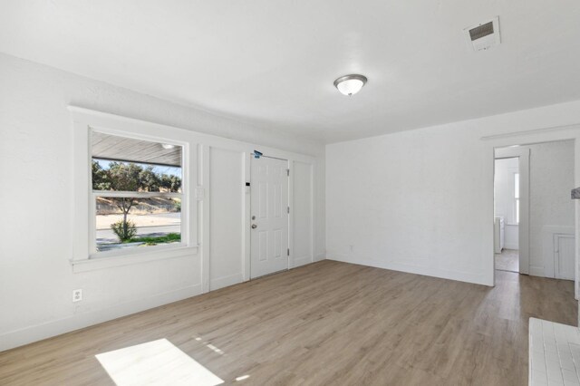 entryway featuring light wood-type flooring