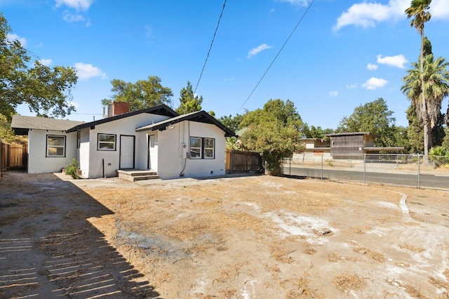 view of back of house