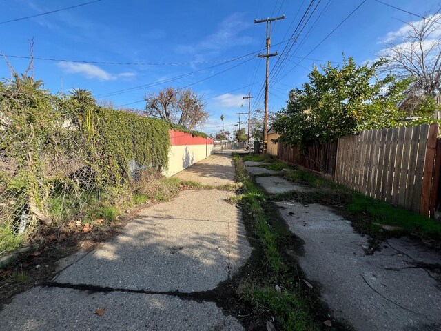 view of road