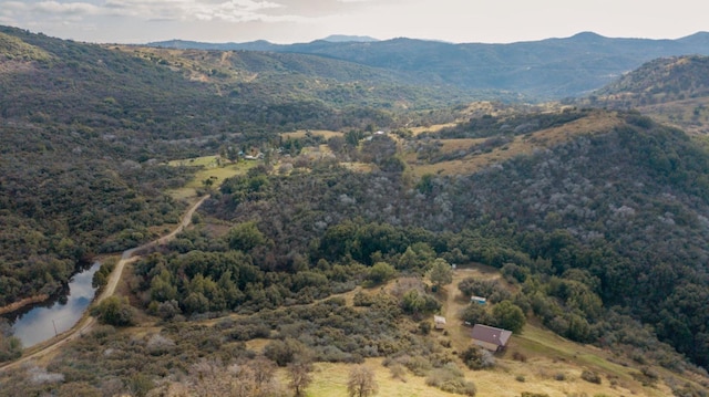 property view of mountains with a water view