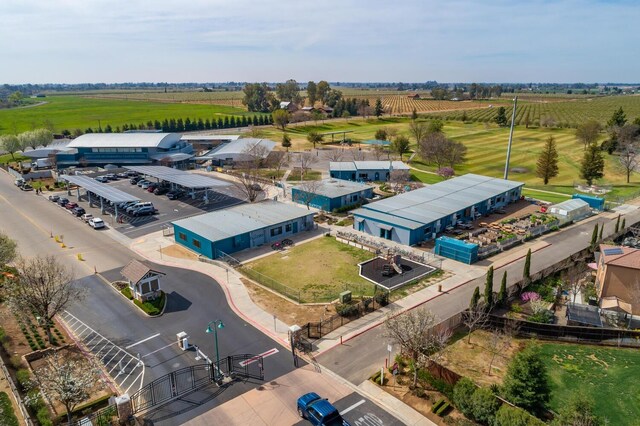 bird's eye view featuring a rural view