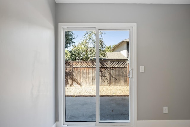 view of doorway