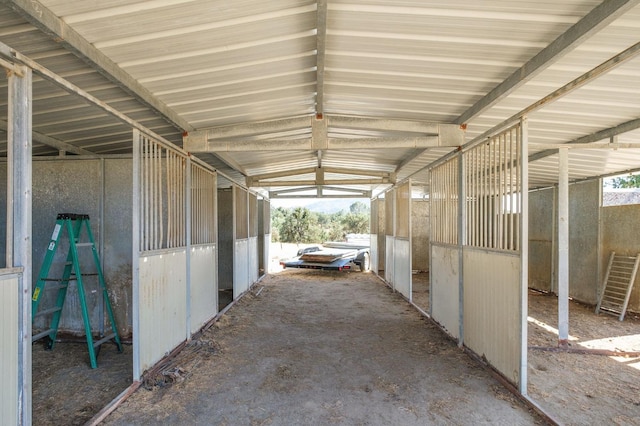 view of stable