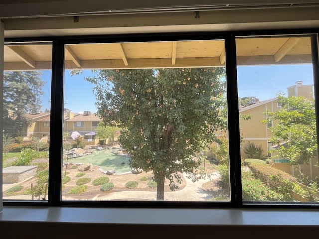 room details featuring a residential view