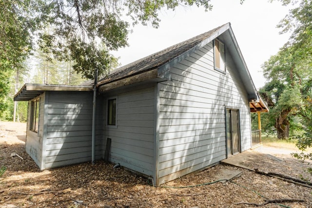 view of home's exterior