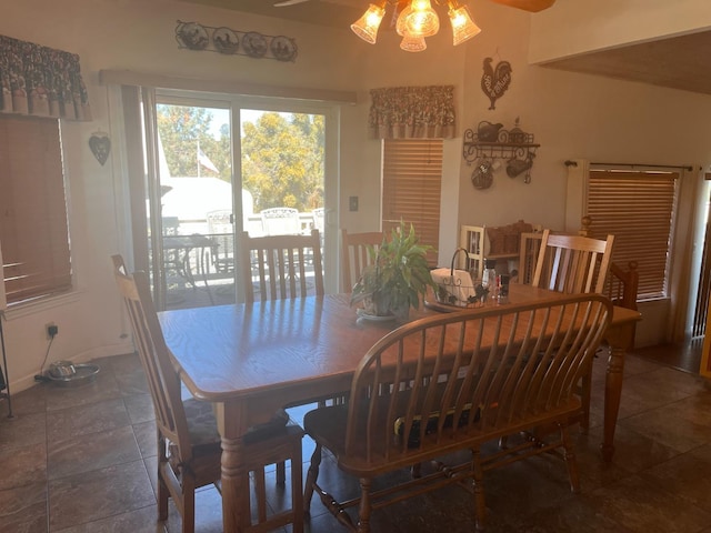 view of dining room