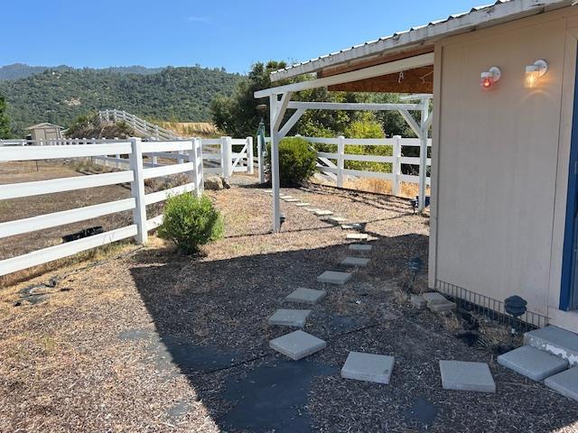 43319 Leach Rd, Ahwahnee, CA 93601 - view of yard with a mountain view