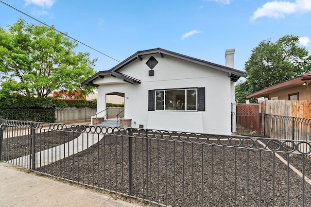 view of bungalow