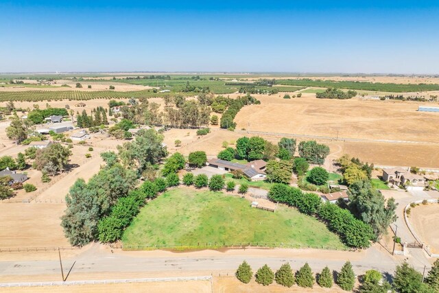 aerial view featuring a rural view