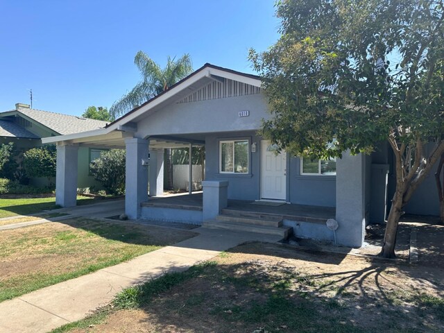 view of front of home