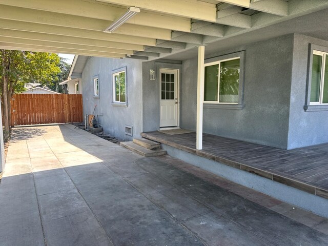 view of patio