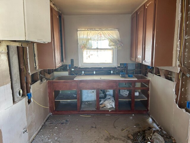 kitchen with tile patterned floors