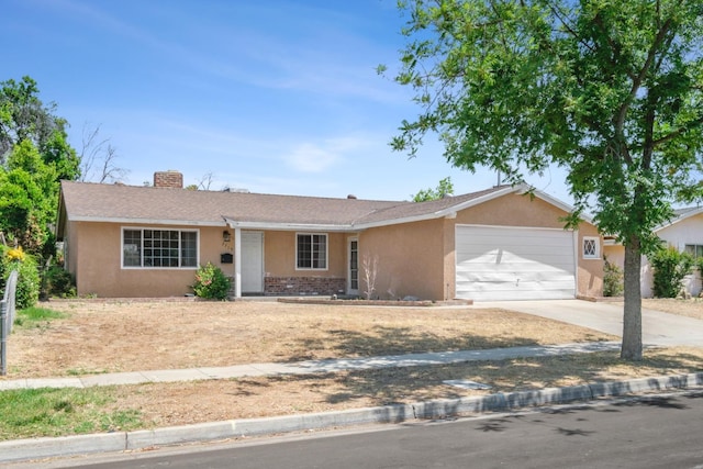 ranch-style house with a garage