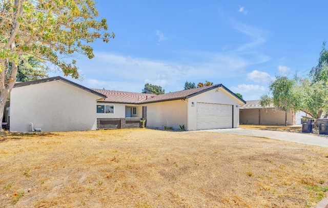 ranch-style house with a garage