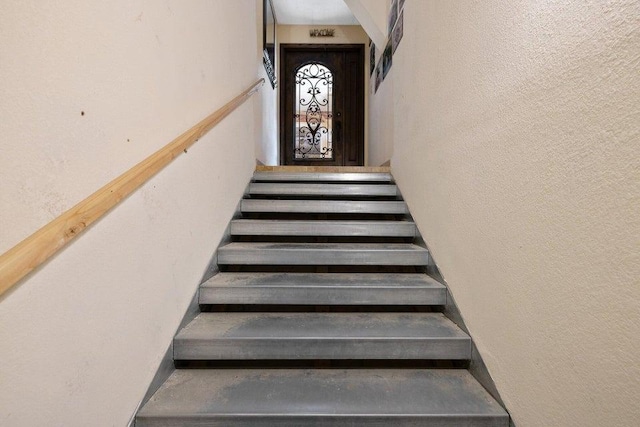 view of stairs