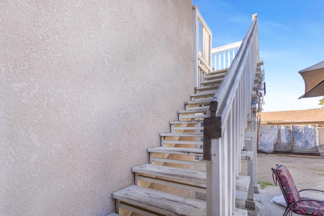 view of staircase