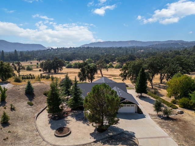 mountain view featuring a rural view