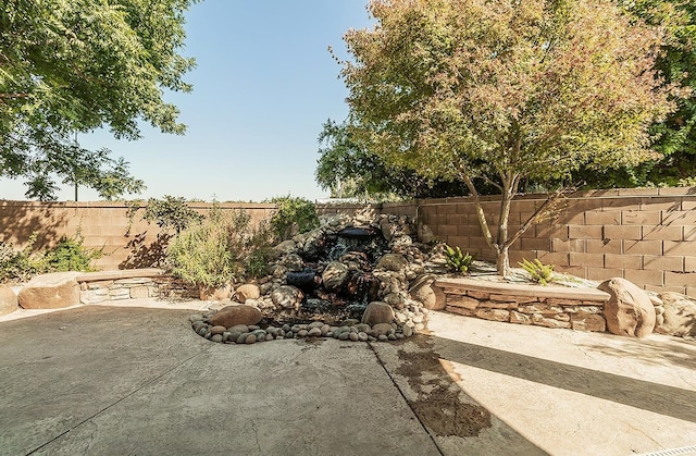 view of patio / terrace featuring a fenced backyard