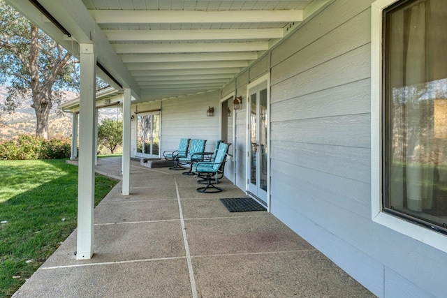 view of patio