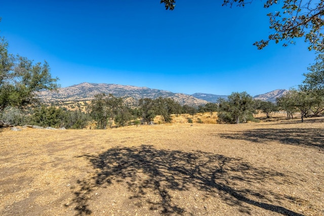 mountain view with a rural view