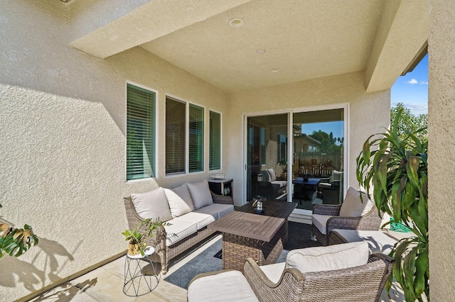 view of patio / terrace with outdoor lounge area