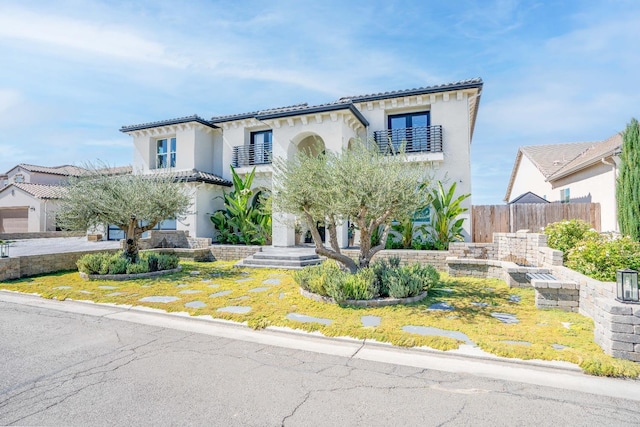 view of mediterranean / spanish-style house