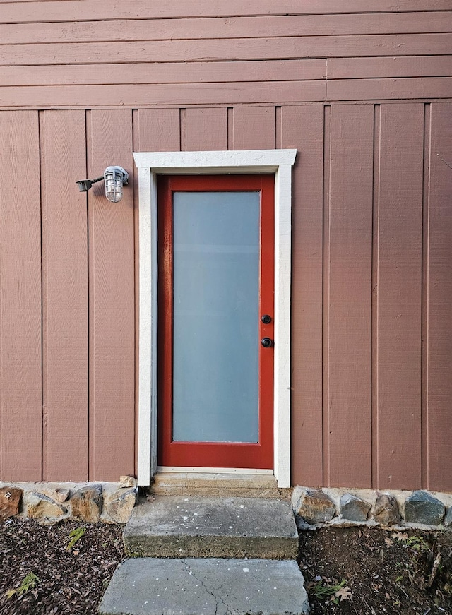 view of entrance to property