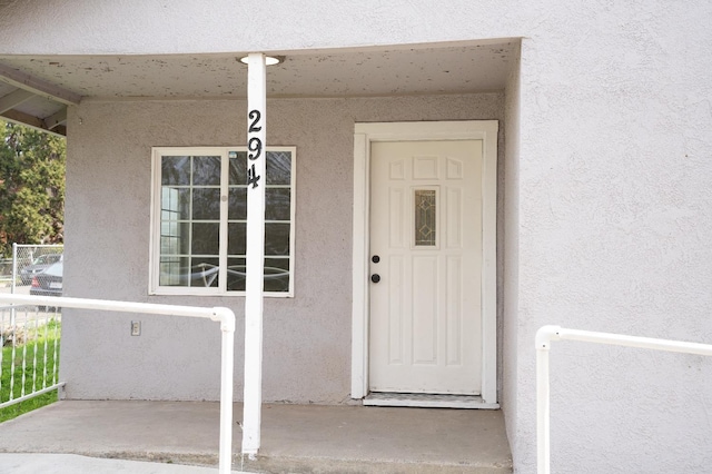 view of entrance to property