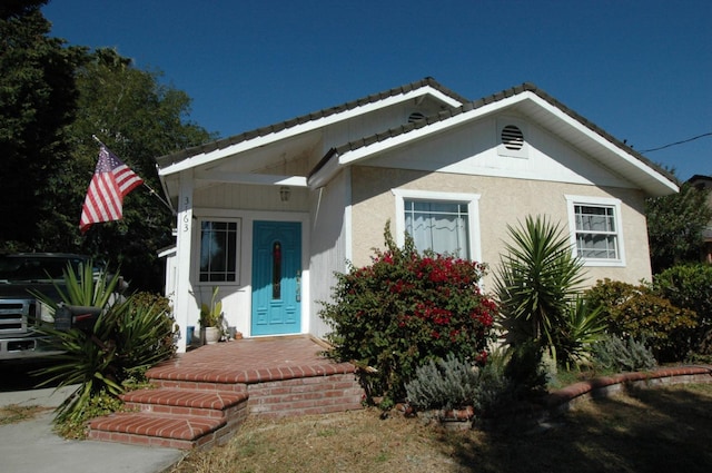 view of bungalow-style home