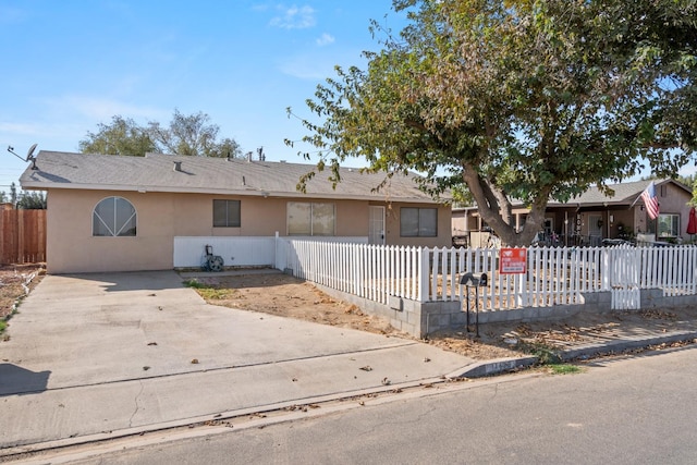 view of ranch-style home