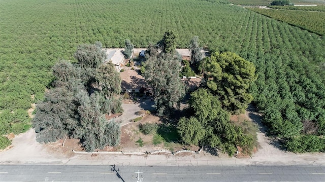 bird's eye view with a rural view